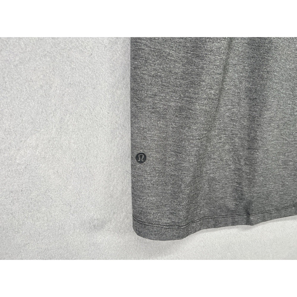 Lululemon Evolution Polo Shirt Mens Size XL Gray Performance Golf Short Sleeve - Picture 7 of 7